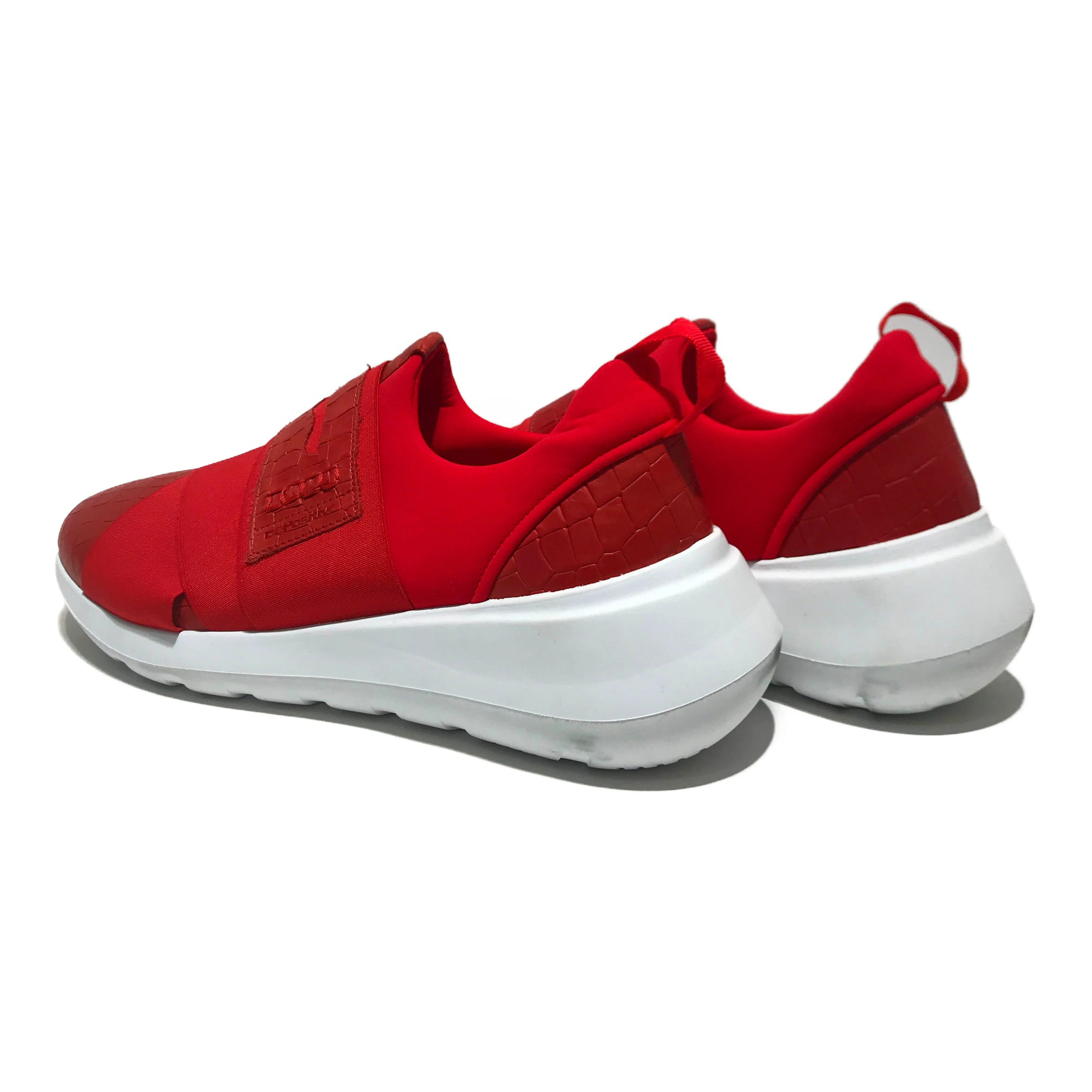 1piu1uguale3/BEPOSITIVE/Low-Sneakers/41/RED/MRG257