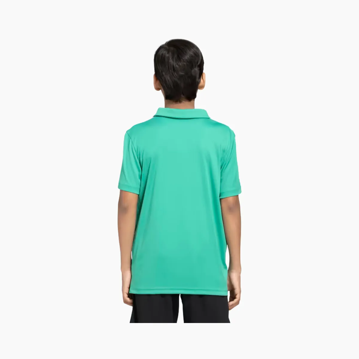 Adidas Boy Adi 3S Kids Polo Shirt (7-14 Year) -Court Green