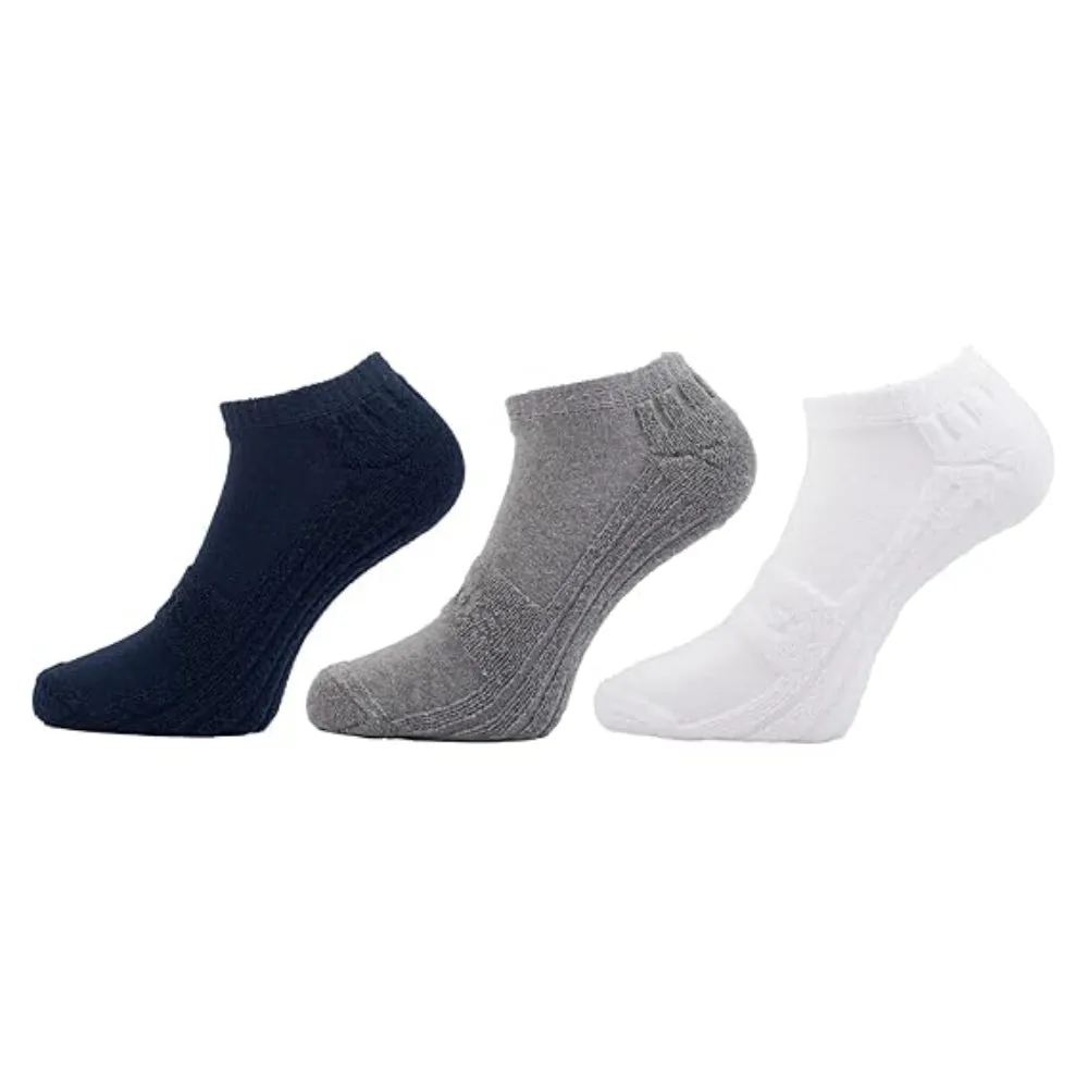 Adidas Men's Reverse Terry Low Cut Socks (Colligiate Navy/Grey/White)