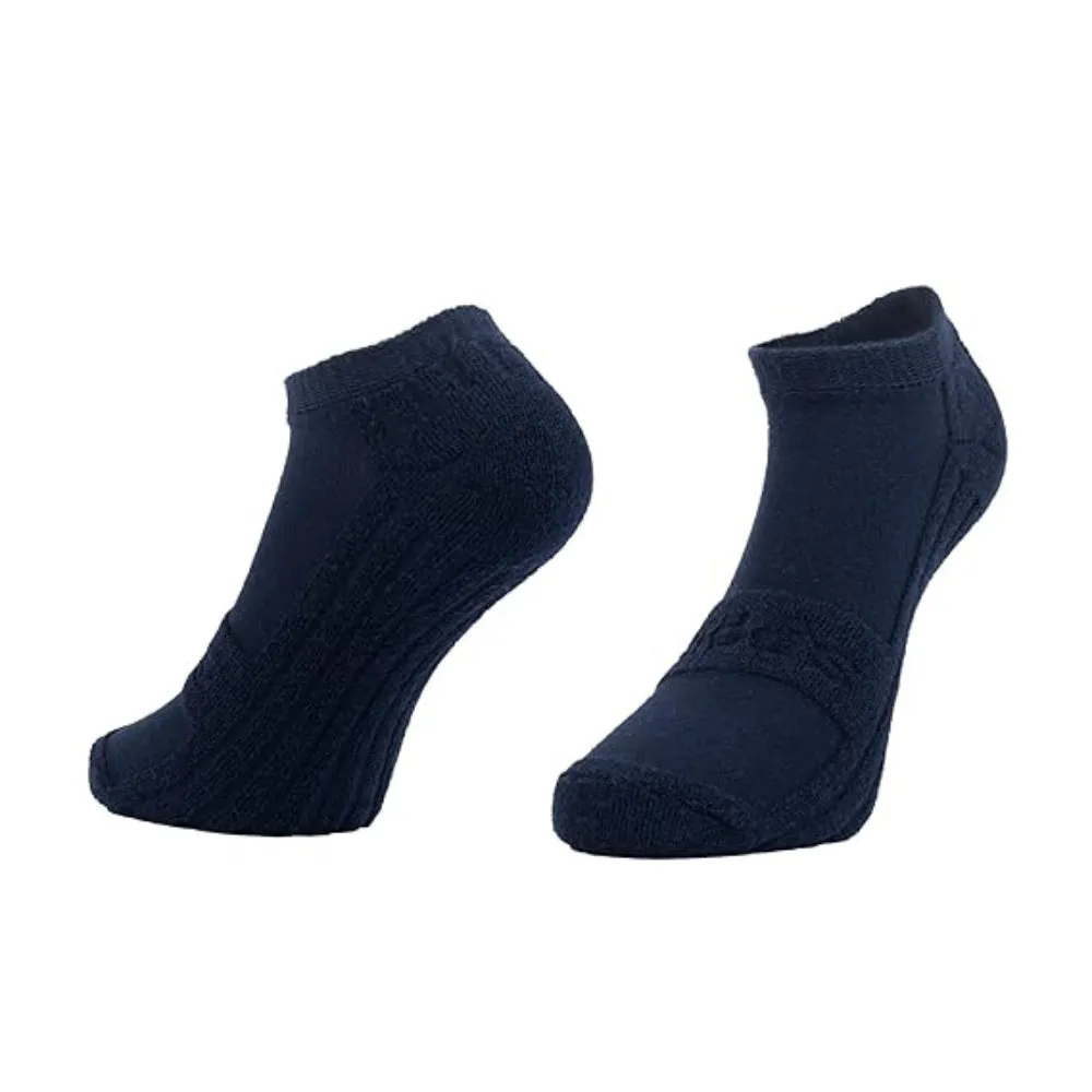 Adidas Men's Reverse Terry Low Cut Socks (Colligiate Navy/Grey/White)