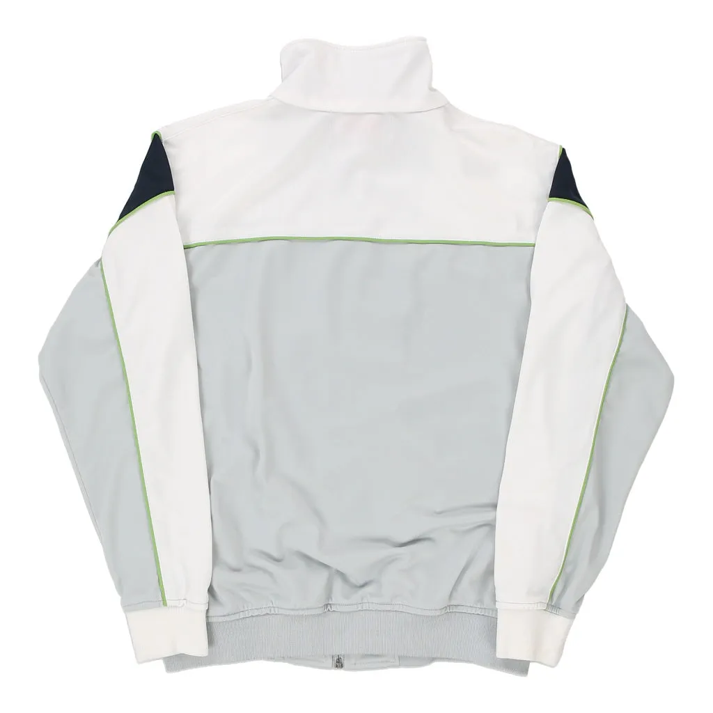 Age 12-13 Kappa Track Jacket - Medium Grey Polyester