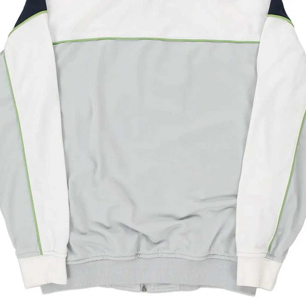 Age 12-13 Kappa Track Jacket - Medium Grey Polyester