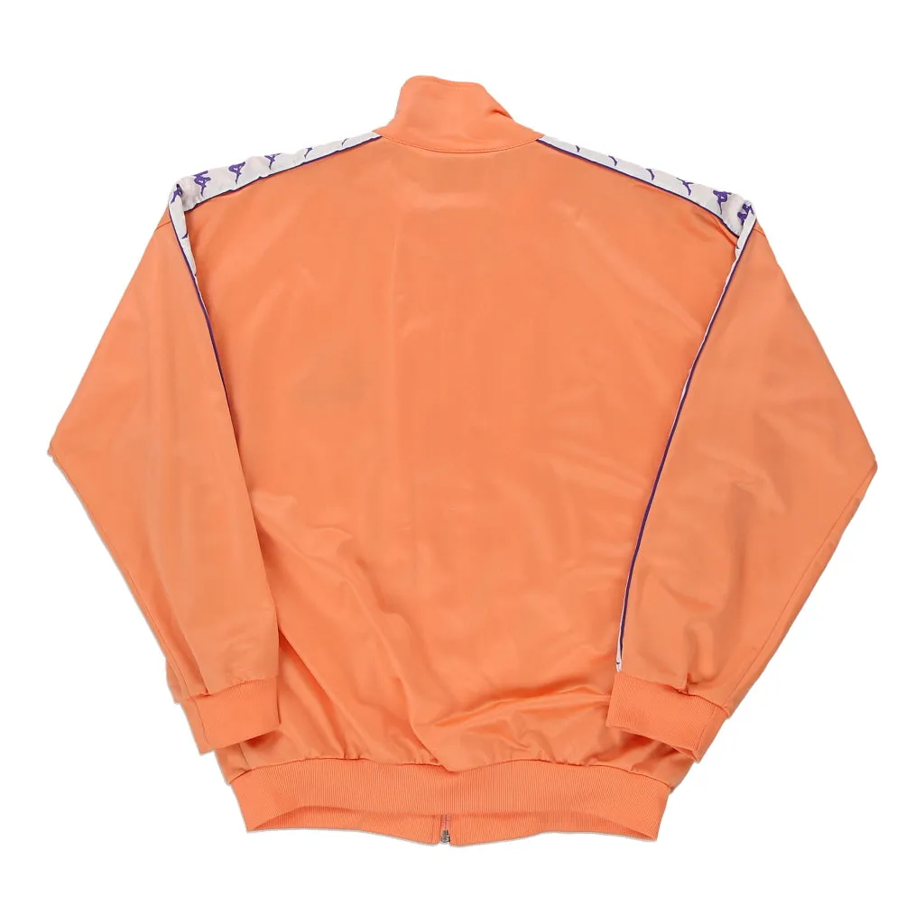 Age 12 Kappa Track Jacket - Medium Orange Polyester