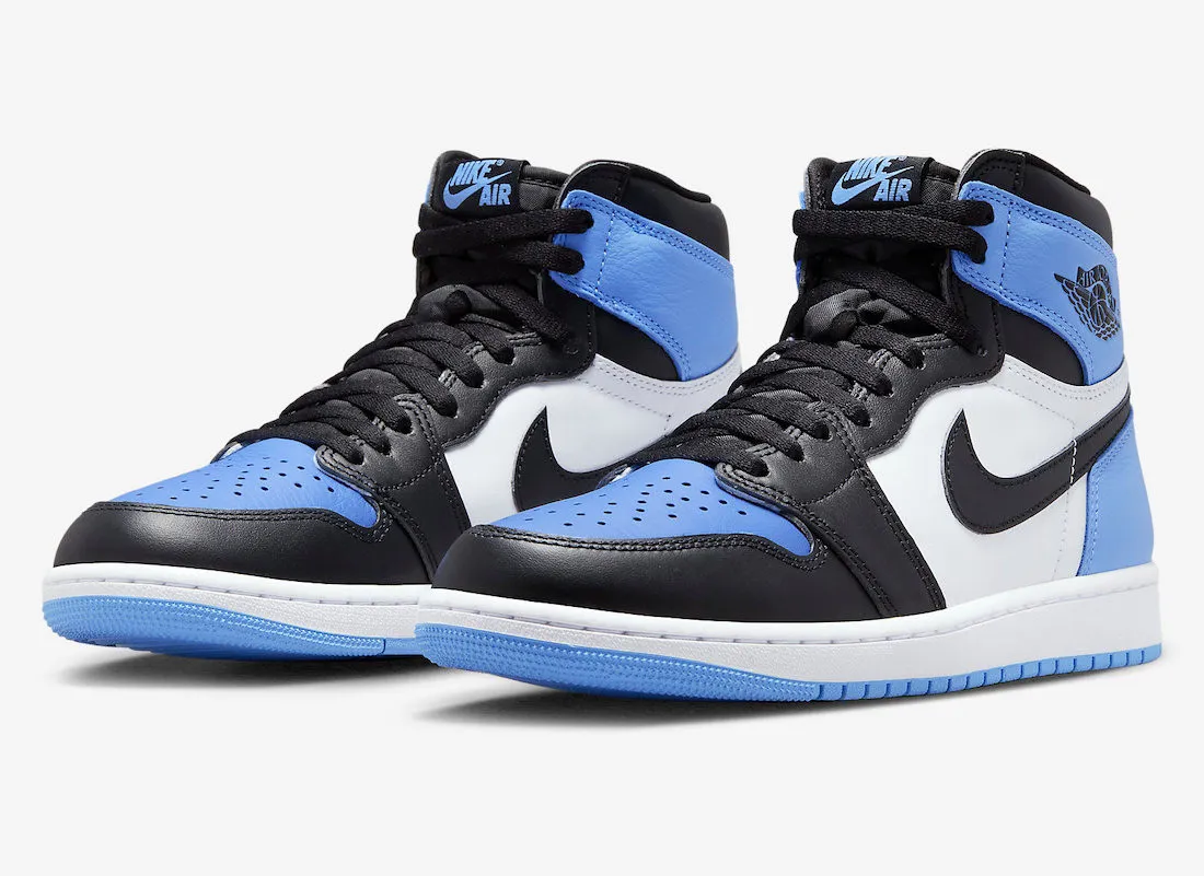 Air Jordan 1 Retro High OG UNC Toe University Blue White Black DZ5485-400