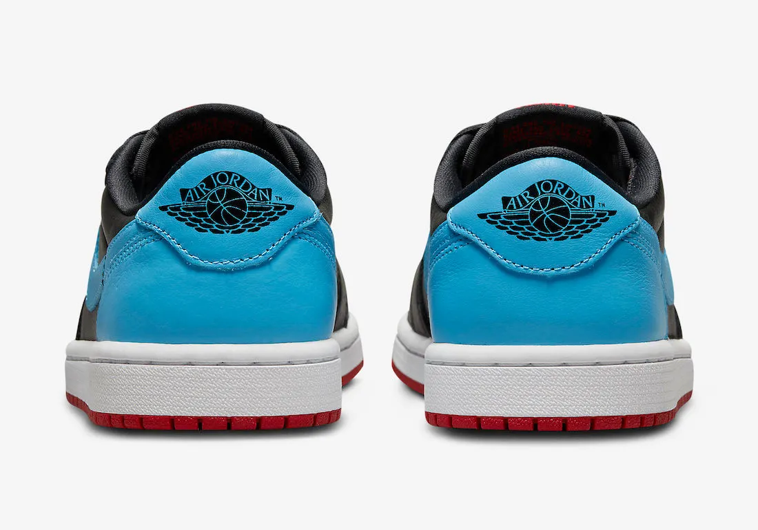 Air Jordan 1 Retro Low OG UNC to Chicago Black Dark Powder Blue Gym Red CZ0775-046