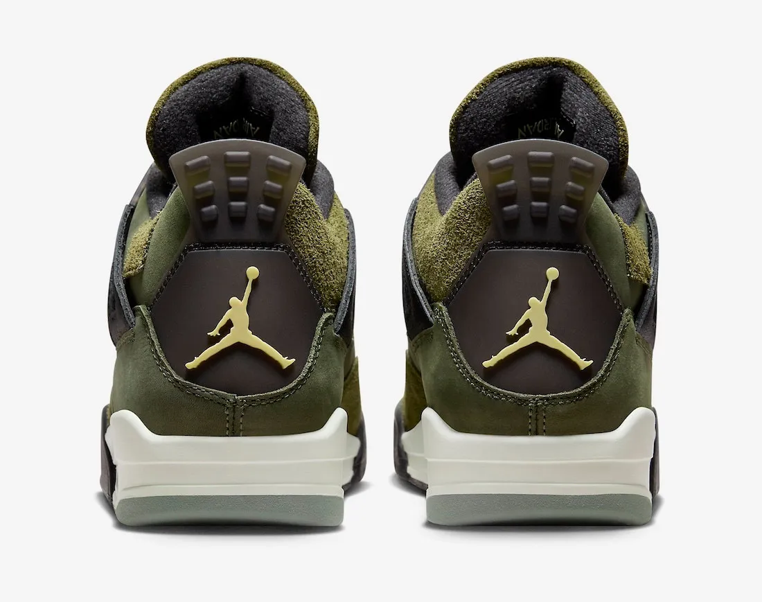 Air Jordan 4 Retro SE Craft Medium Olive Pale Vanilla Khaki Black Sail FB9927-200