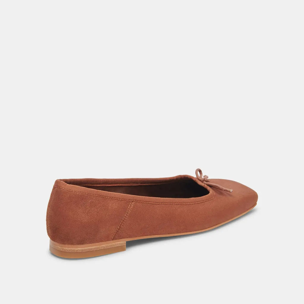 ANISA WIDE BALLET FLATS COPPER METALLIC SUEDE– Dolce Vita 6953574236226