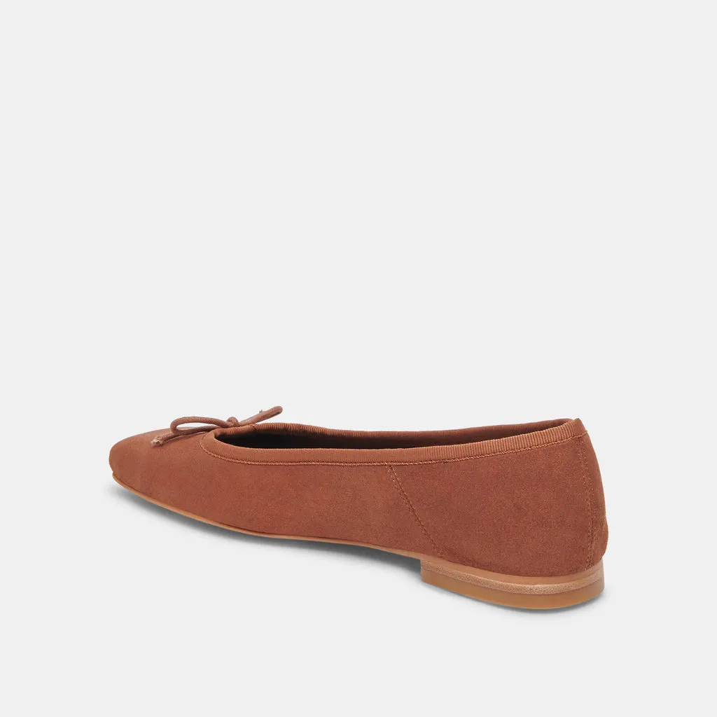 ANISA WIDE BALLET FLATS COPPER METALLIC SUEDE– Dolce Vita 6953574236226