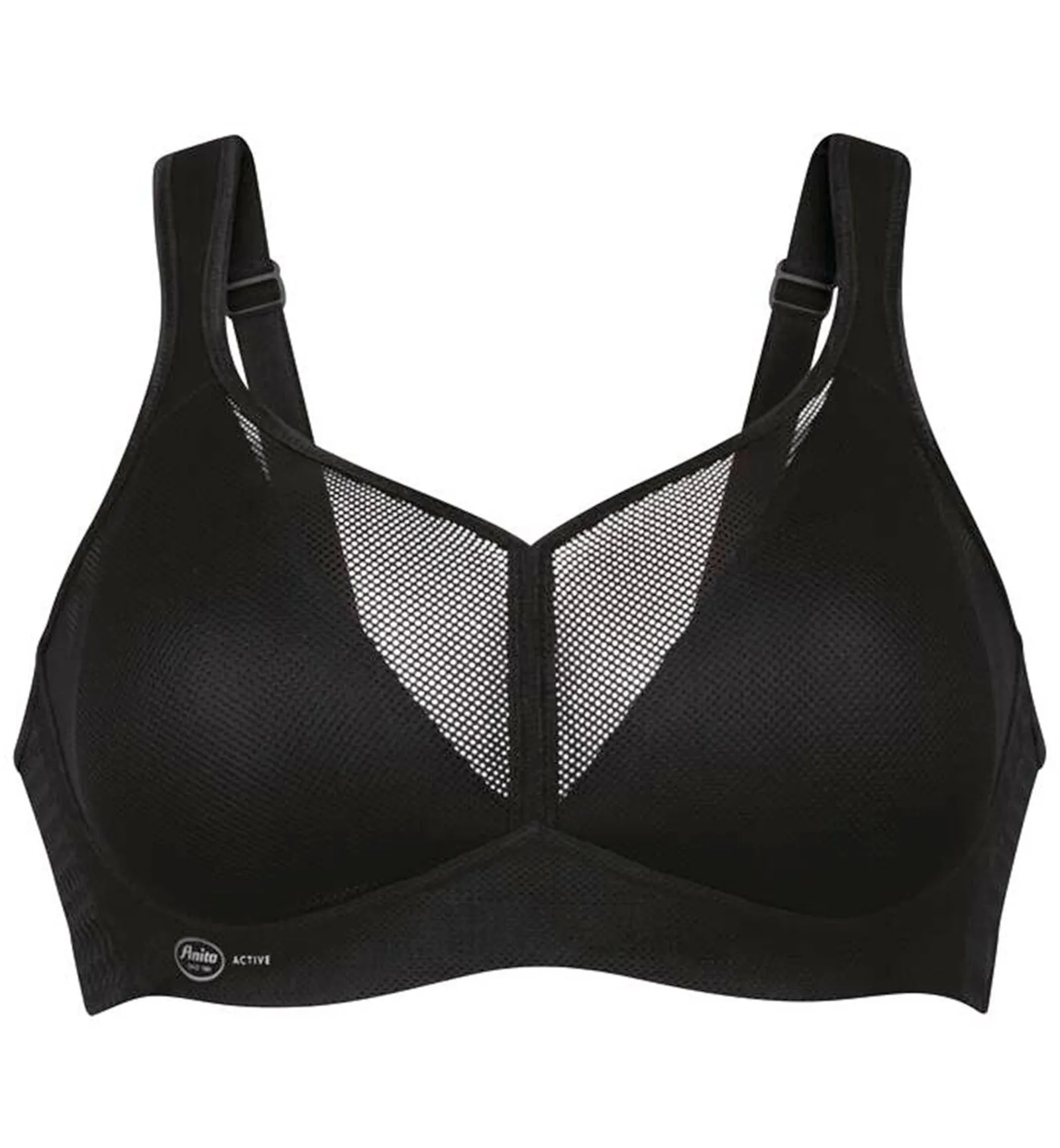 Anita Active Air Control Delta Pad Softcup Sports Bra (5544) - Black