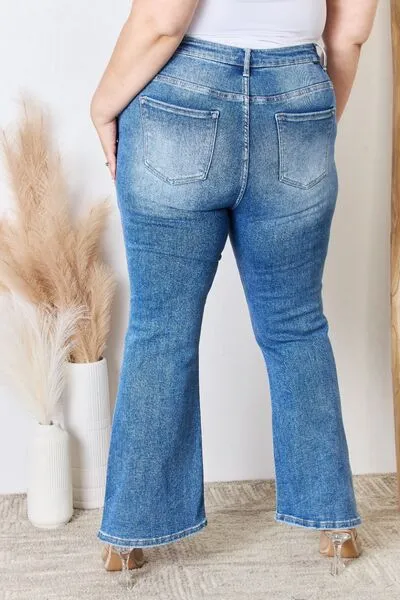 Aubrey High Rise Ankle Flare Jeans