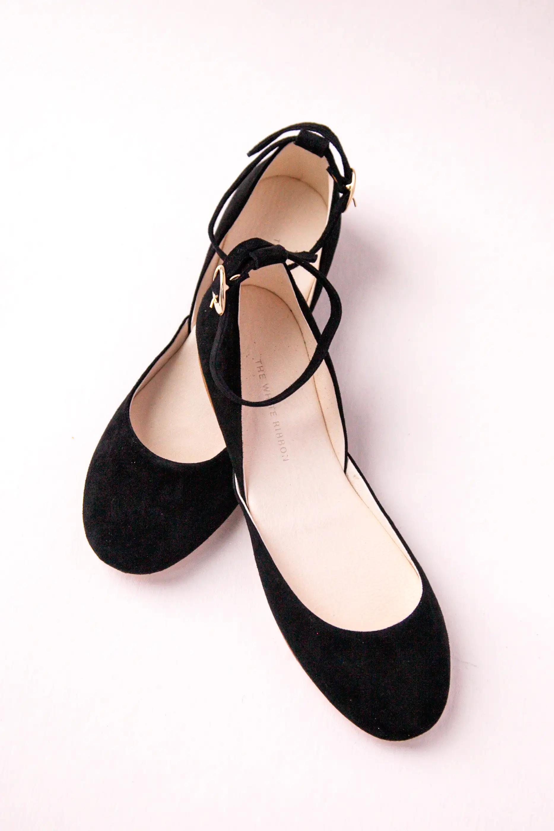 AVIA Ballet Flats - Black Nubuck