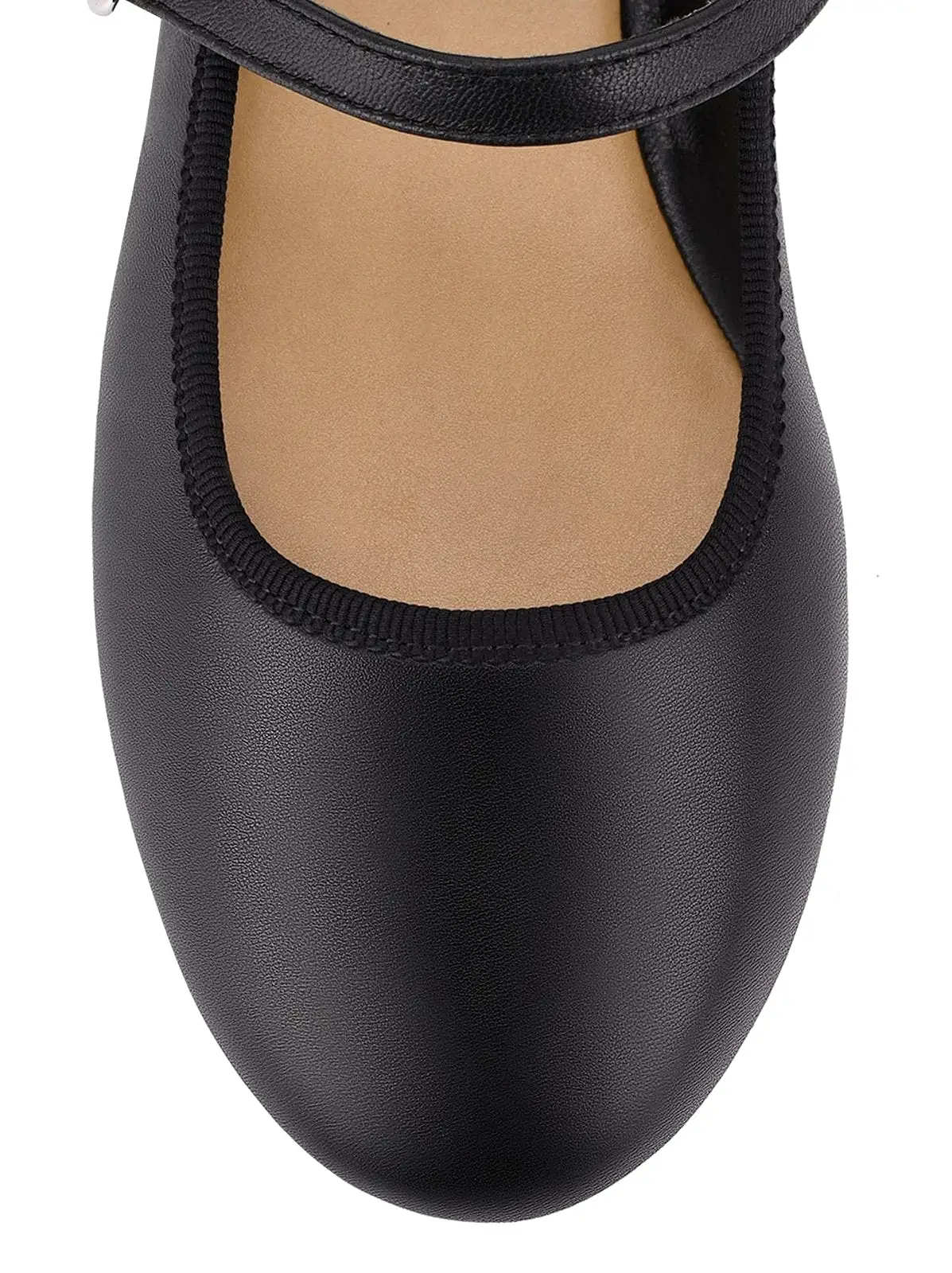 Bailey Flats - Black Leather