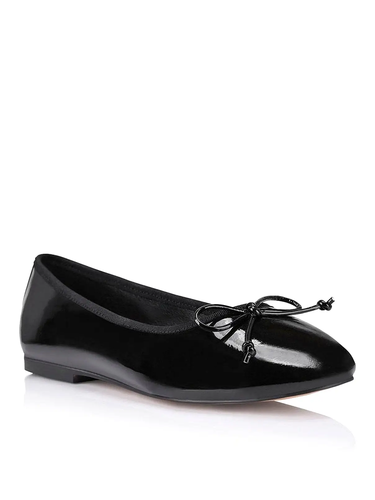 Ballet Flats - Black Patent Leather