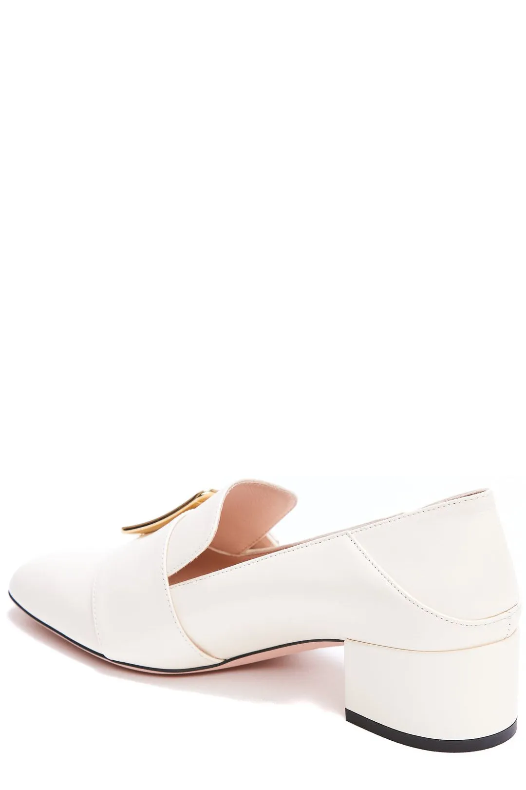 Bally Janell Almond Toe Block Heeled Loafers