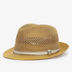 Barbour Men's Craster Trilby Hat in Dark Tan