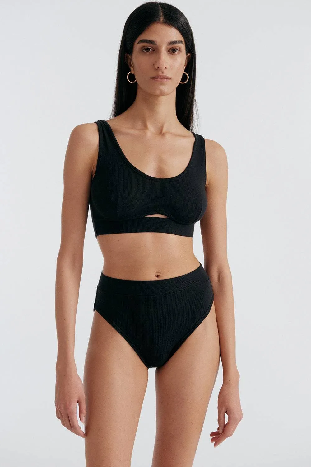 Base Layer Cut Out Bralette, Size M (UK 10-12)