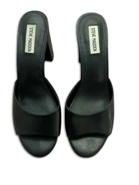 BLACK LEATHER SLIP-ON - SM REBOOTED