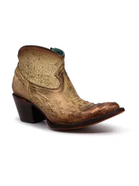 Corral Womens Ostrich Ankle Booties