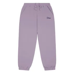 Dime MTL Classic Logo Sweatpants Plum Gray