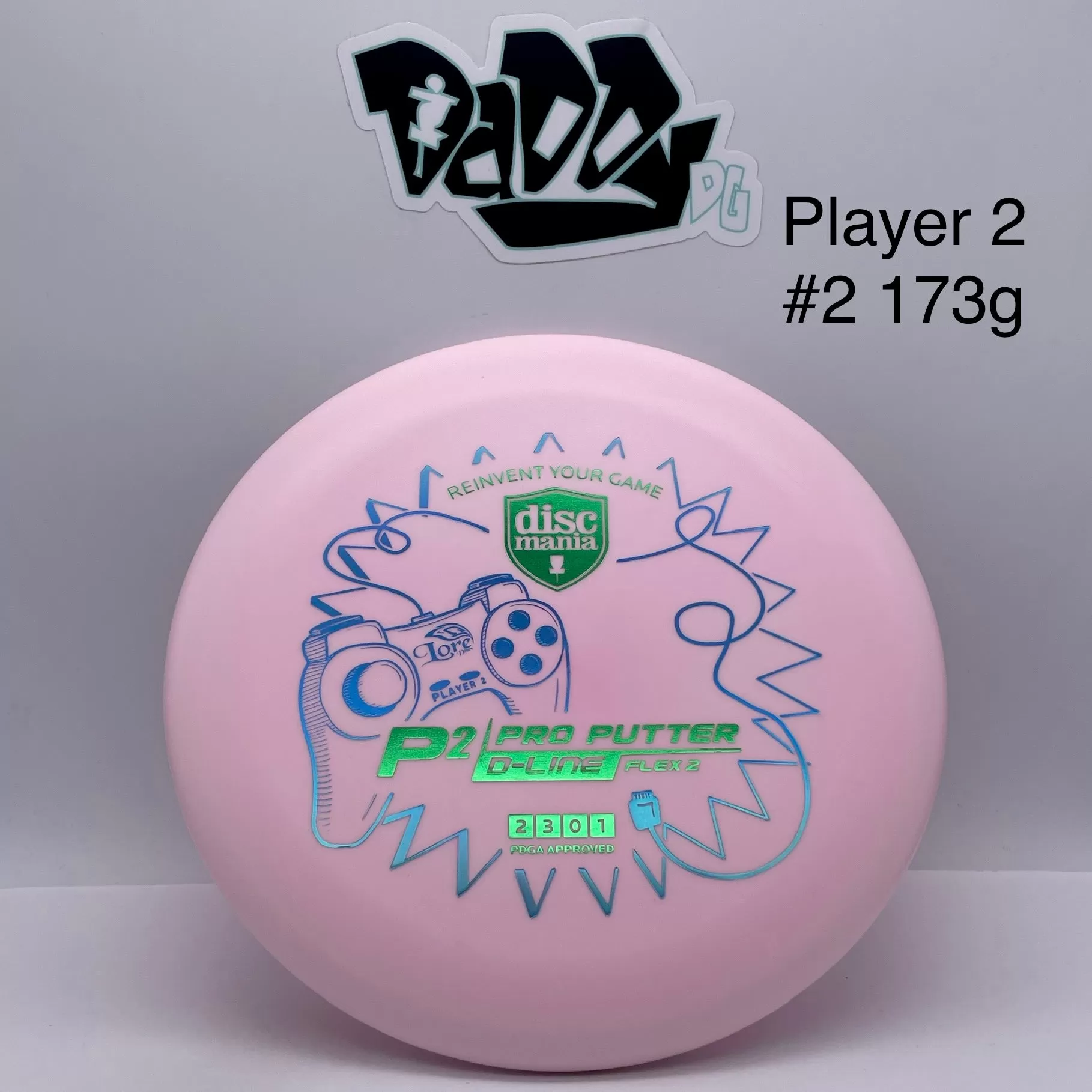 Discmania P2 D-Line (Flex 2) Pro Putter