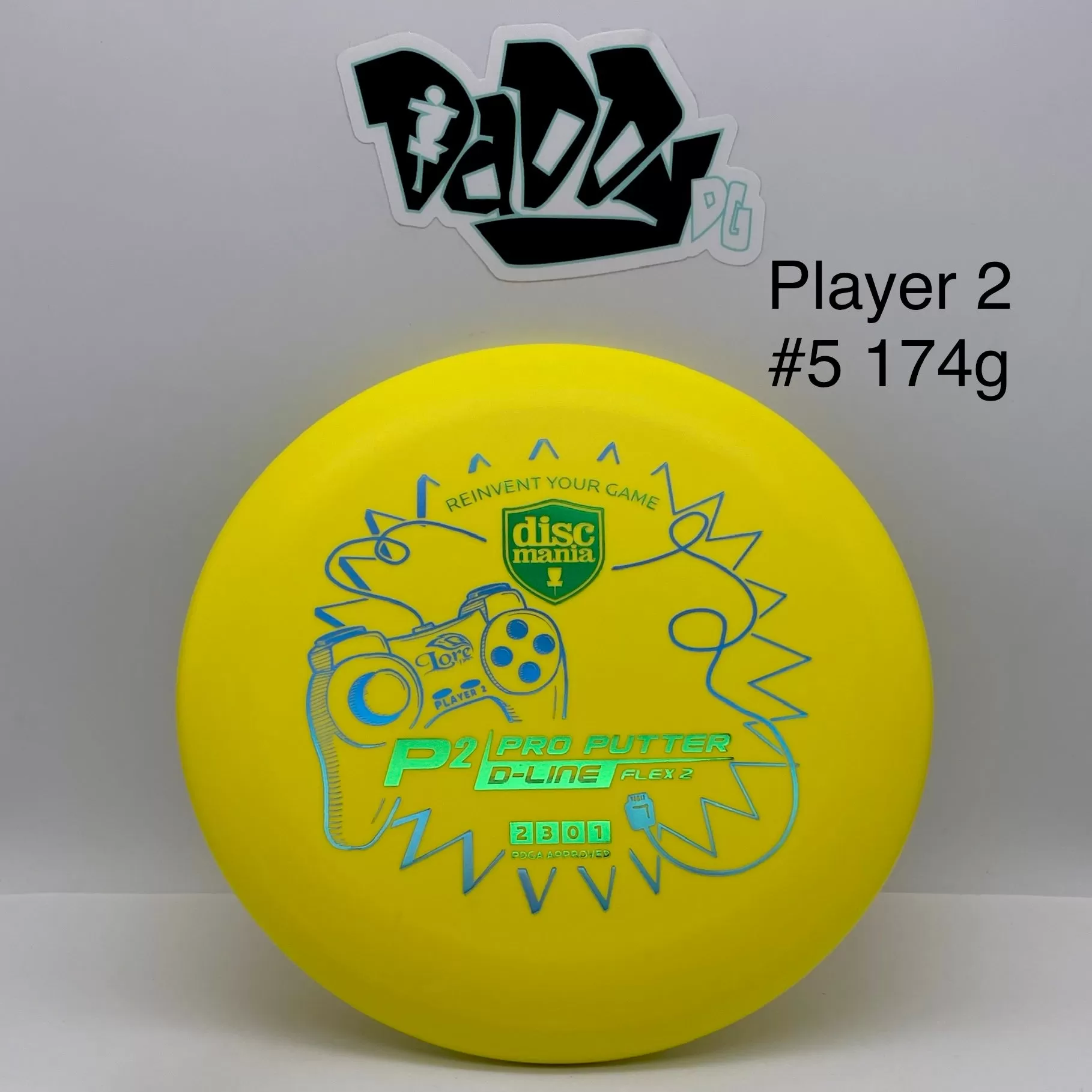 Discmania P2 D-Line (Flex 2) Pro Putter