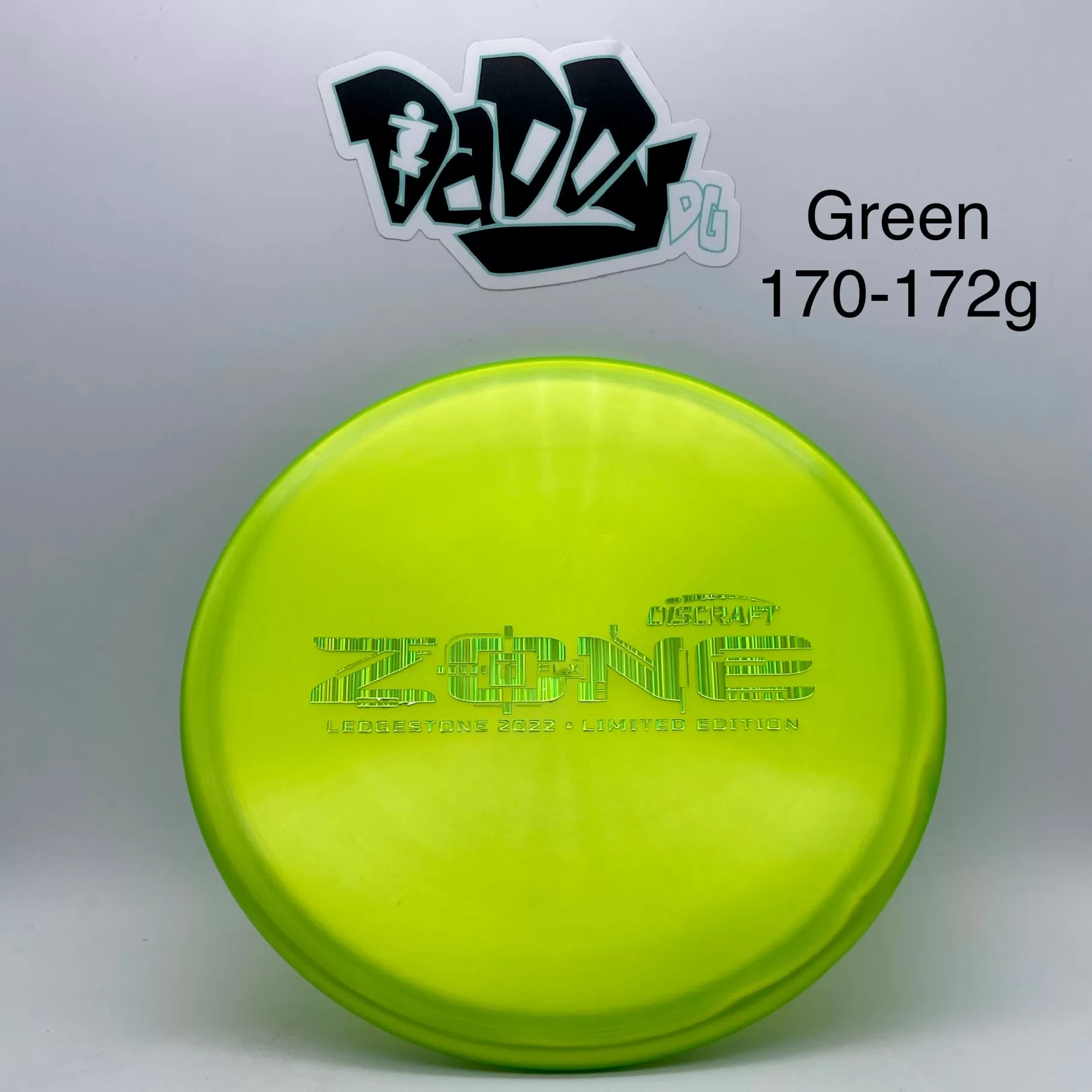 Discraft Ti Flx Zone Ledgestone 2022 Edition Putt & Approach