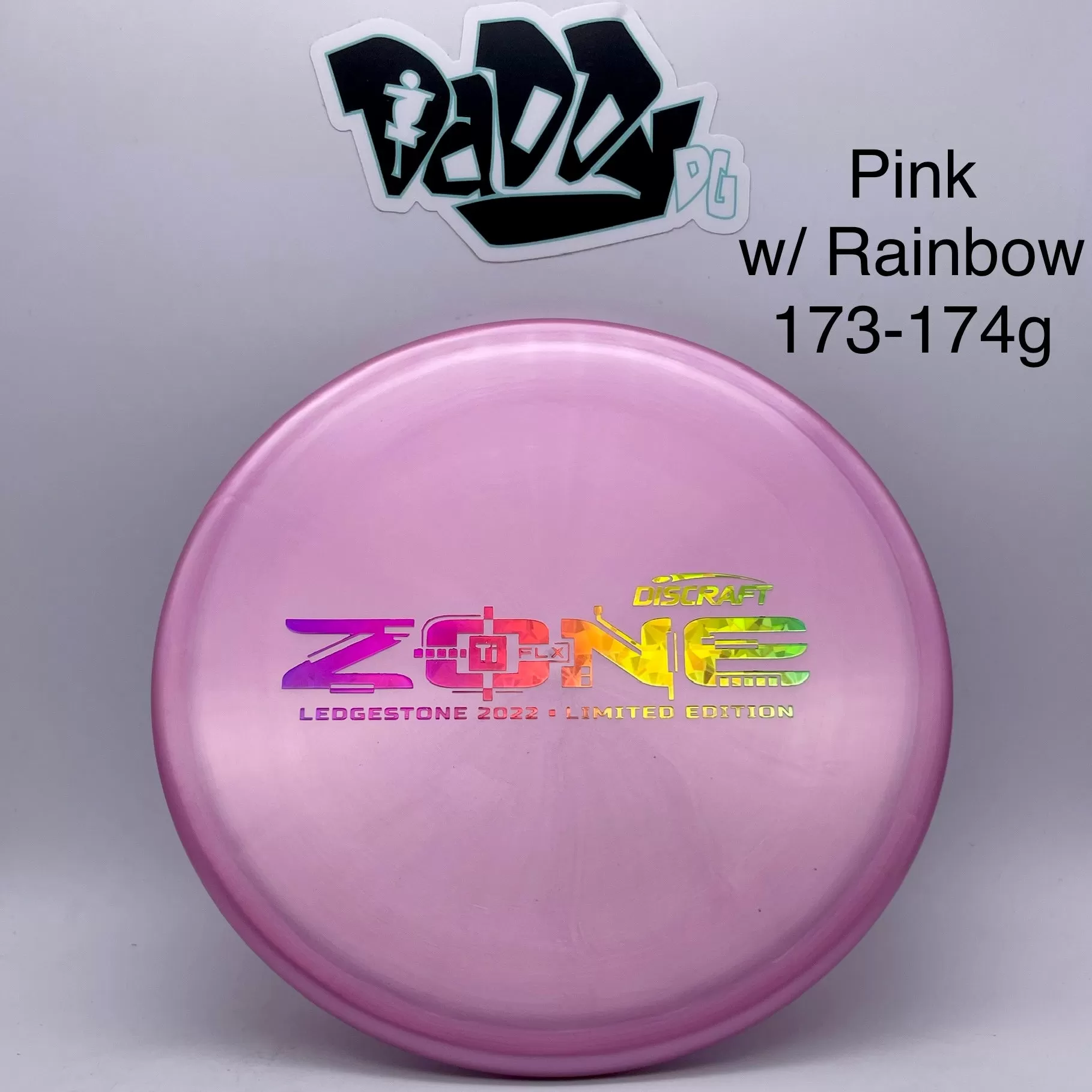 Discraft Ti Flx Zone Ledgestone 2022 Edition Putt & Approach