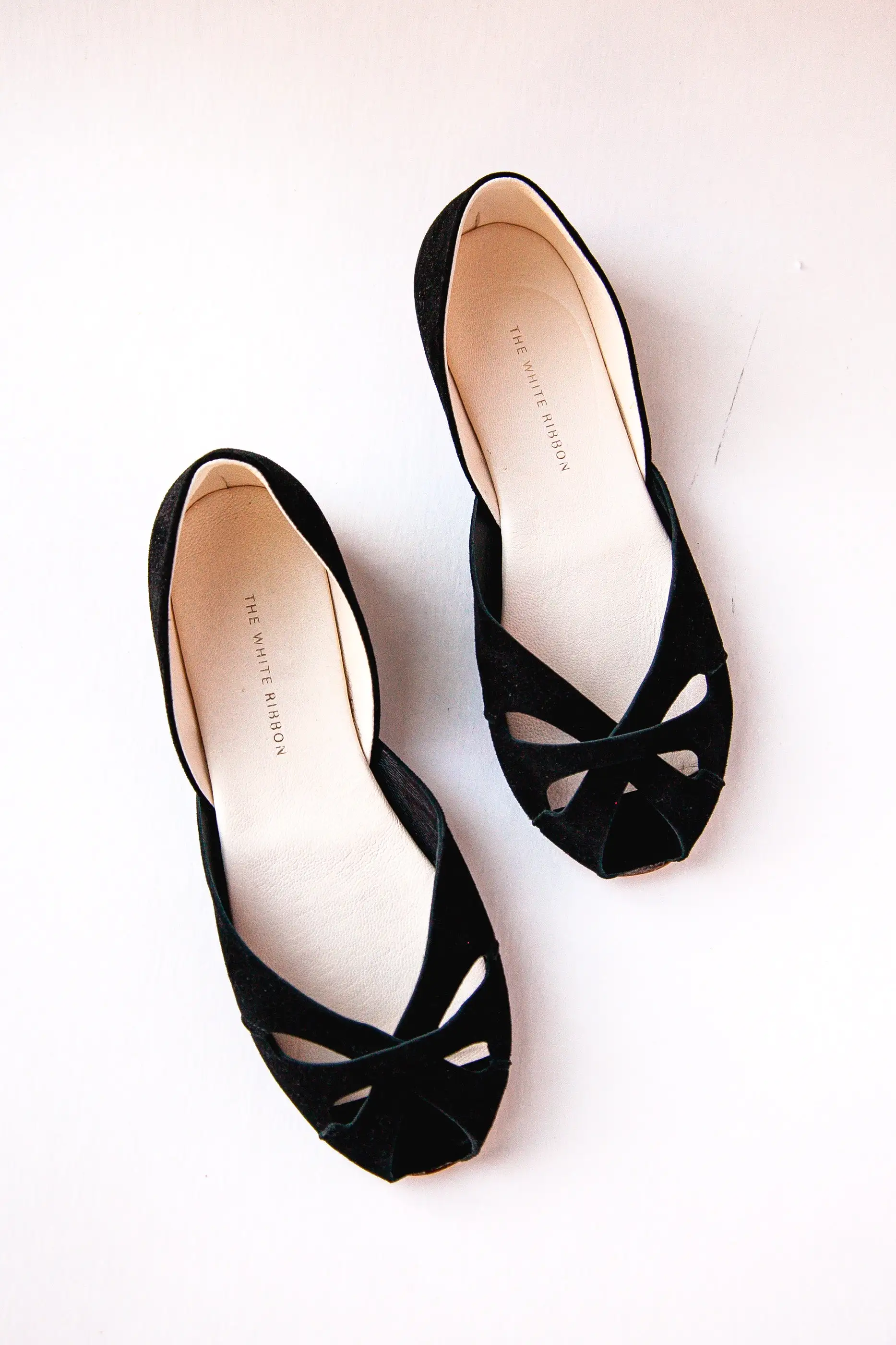 ELLA BALLET FLATS - BLACK NUBUCK