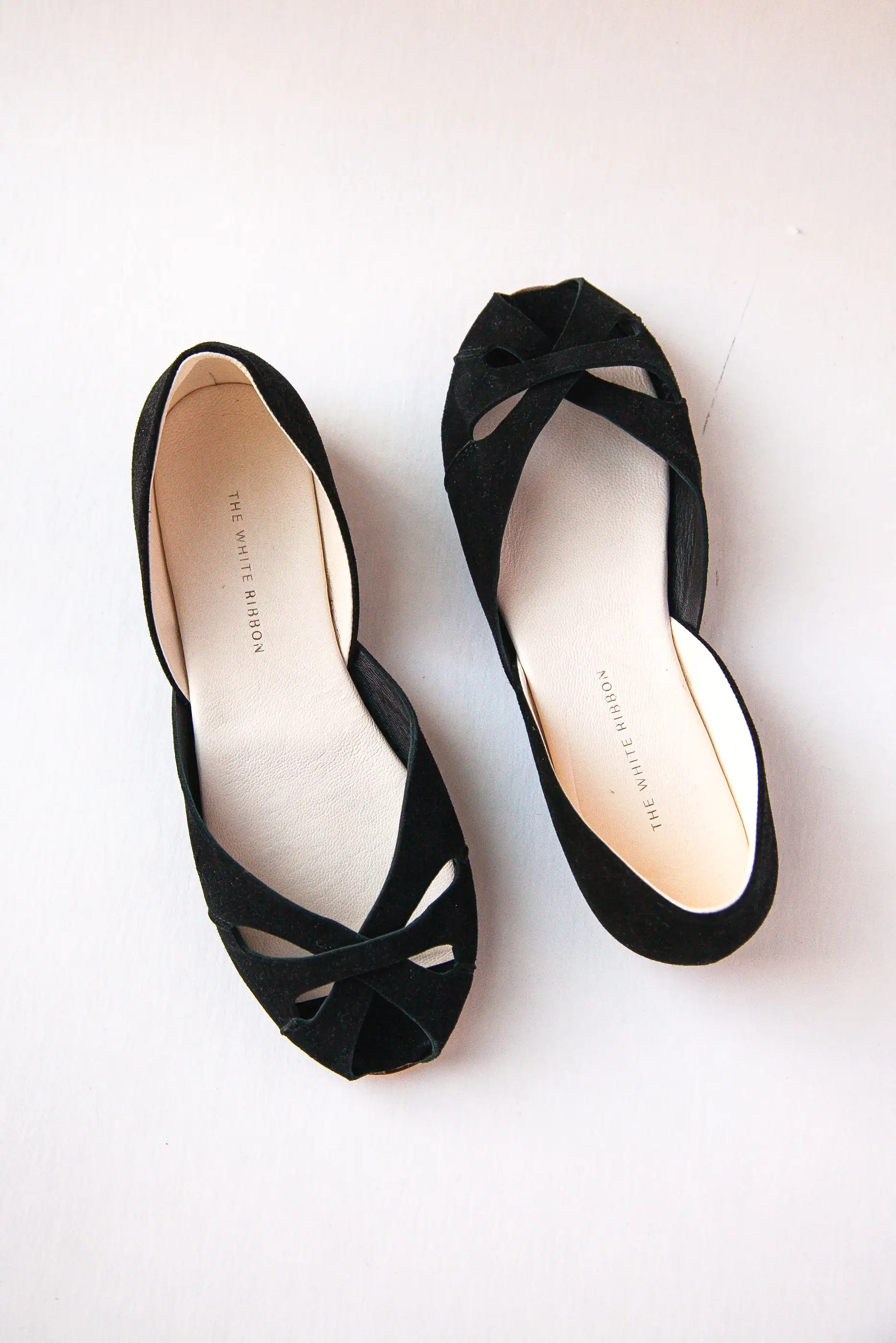 ELLA BALLET FLATS - BLACK NUBUCK