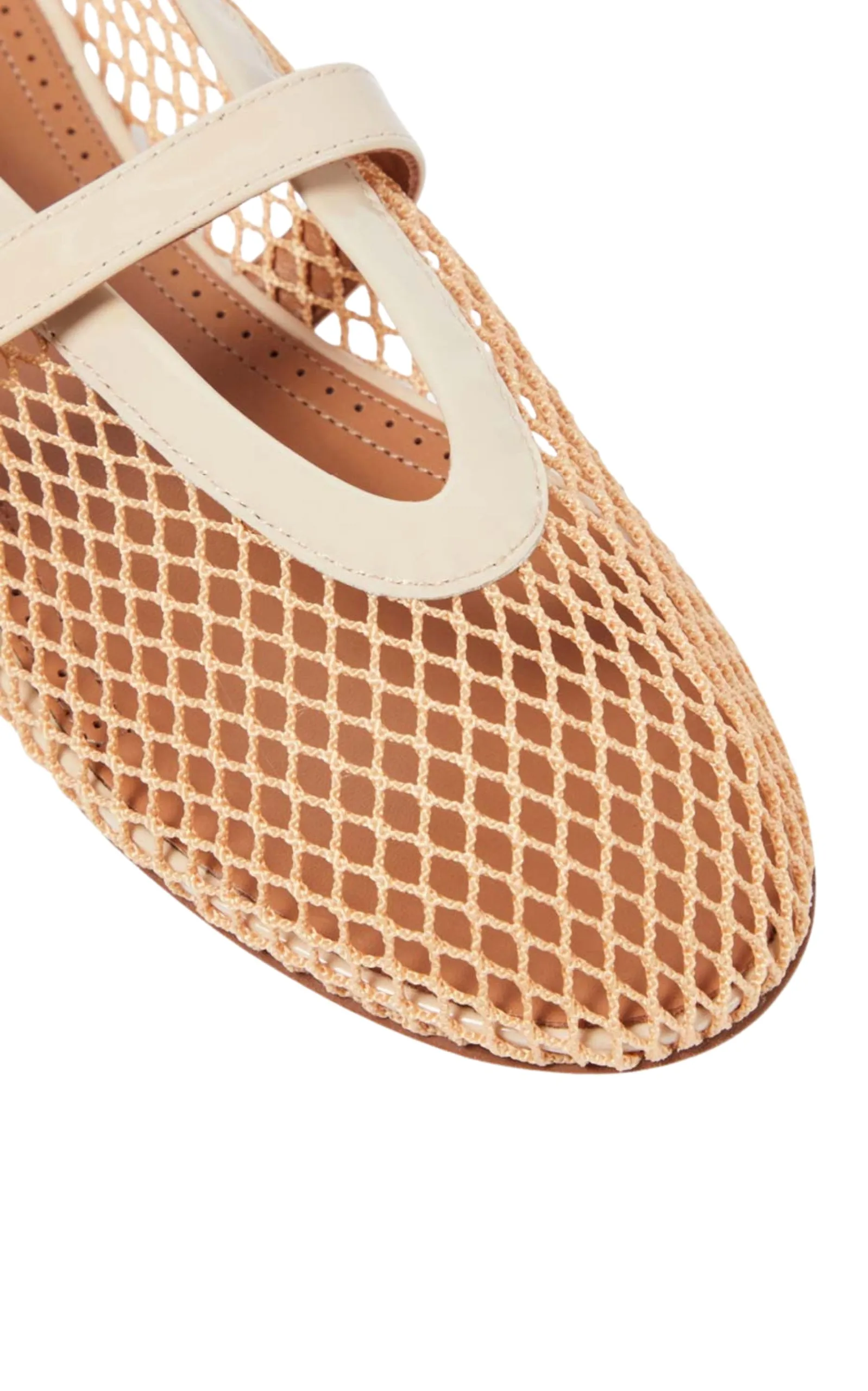 Fishnet Ballet Flats