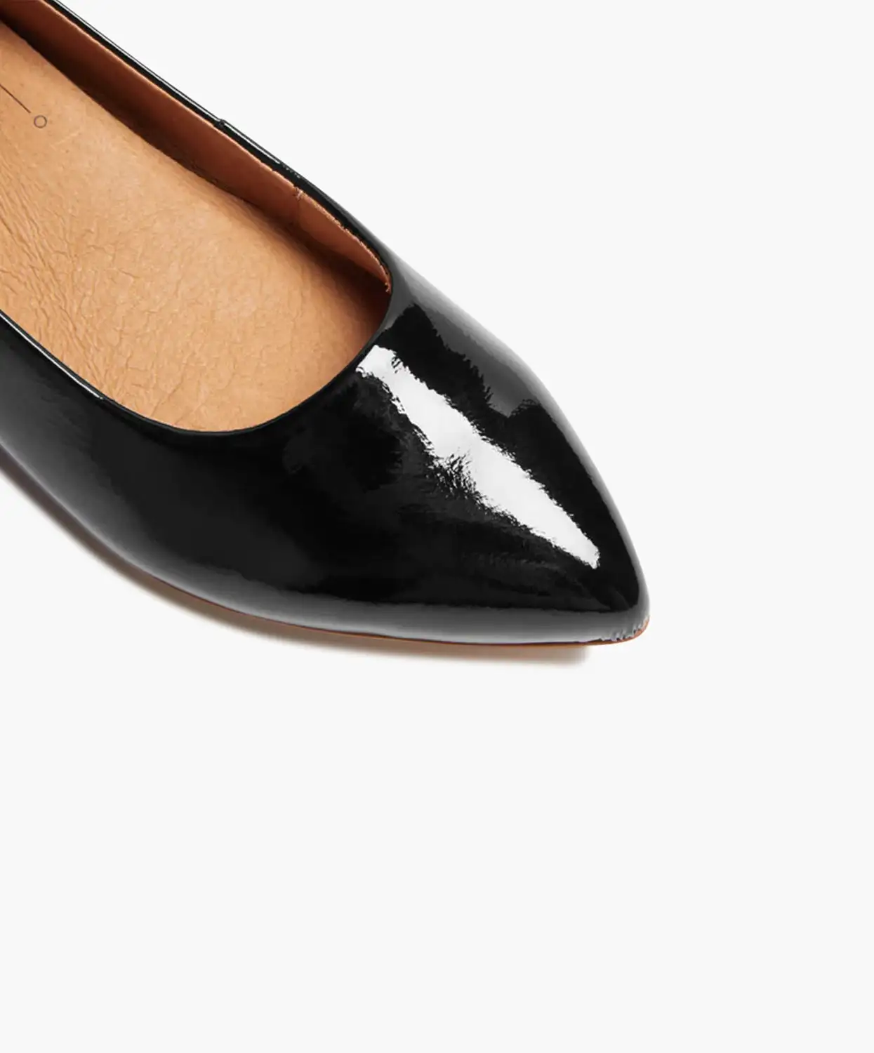 FRANKIE4 Poppy Black Patent Ballet Flats