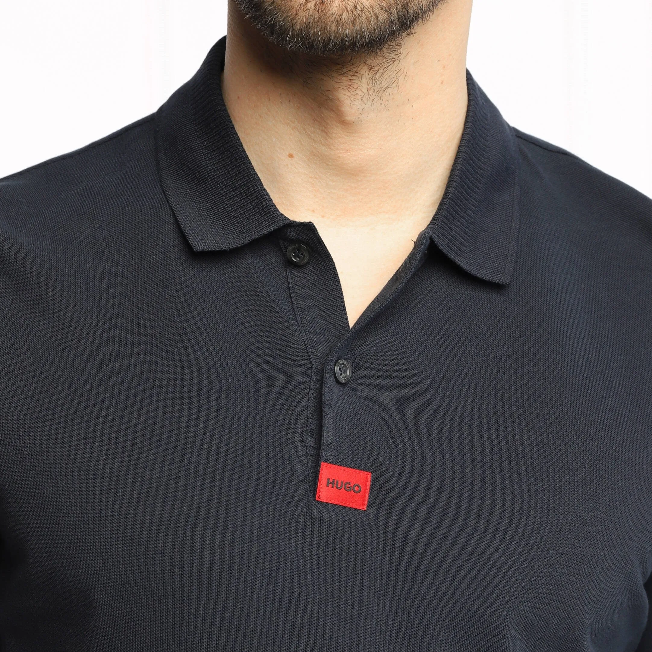 HUGO Deresolo222 Long Sleeve Polo