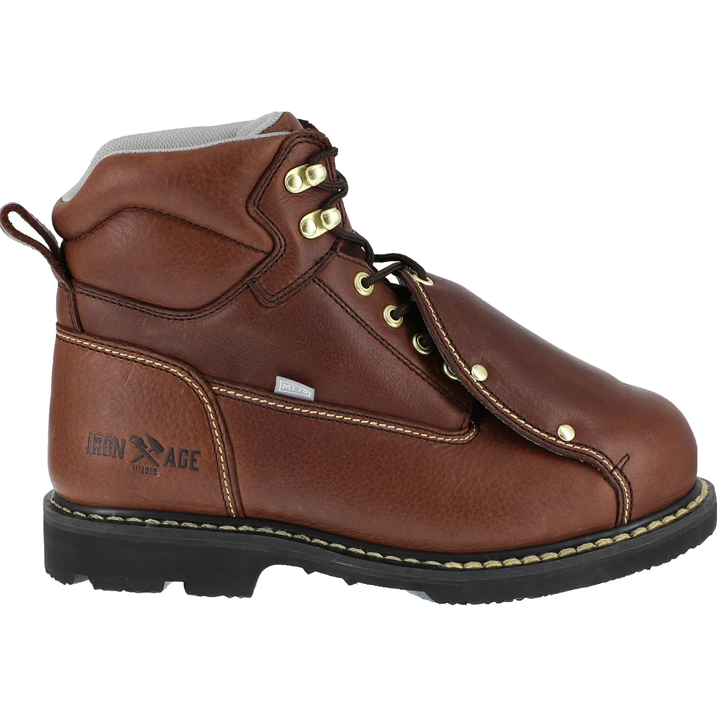 Iron Age Groundbreaker Men's External Met Guard Steel Toe Work Boot