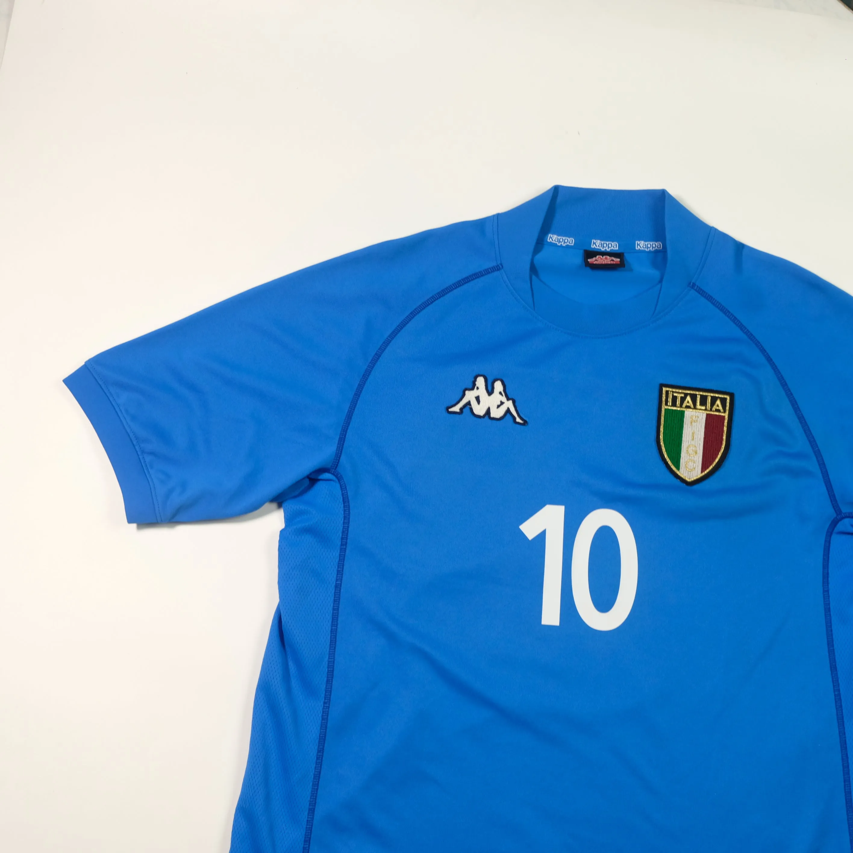 Italy 2000/2001 Totti Kappa Original Home Football Shirt Medium