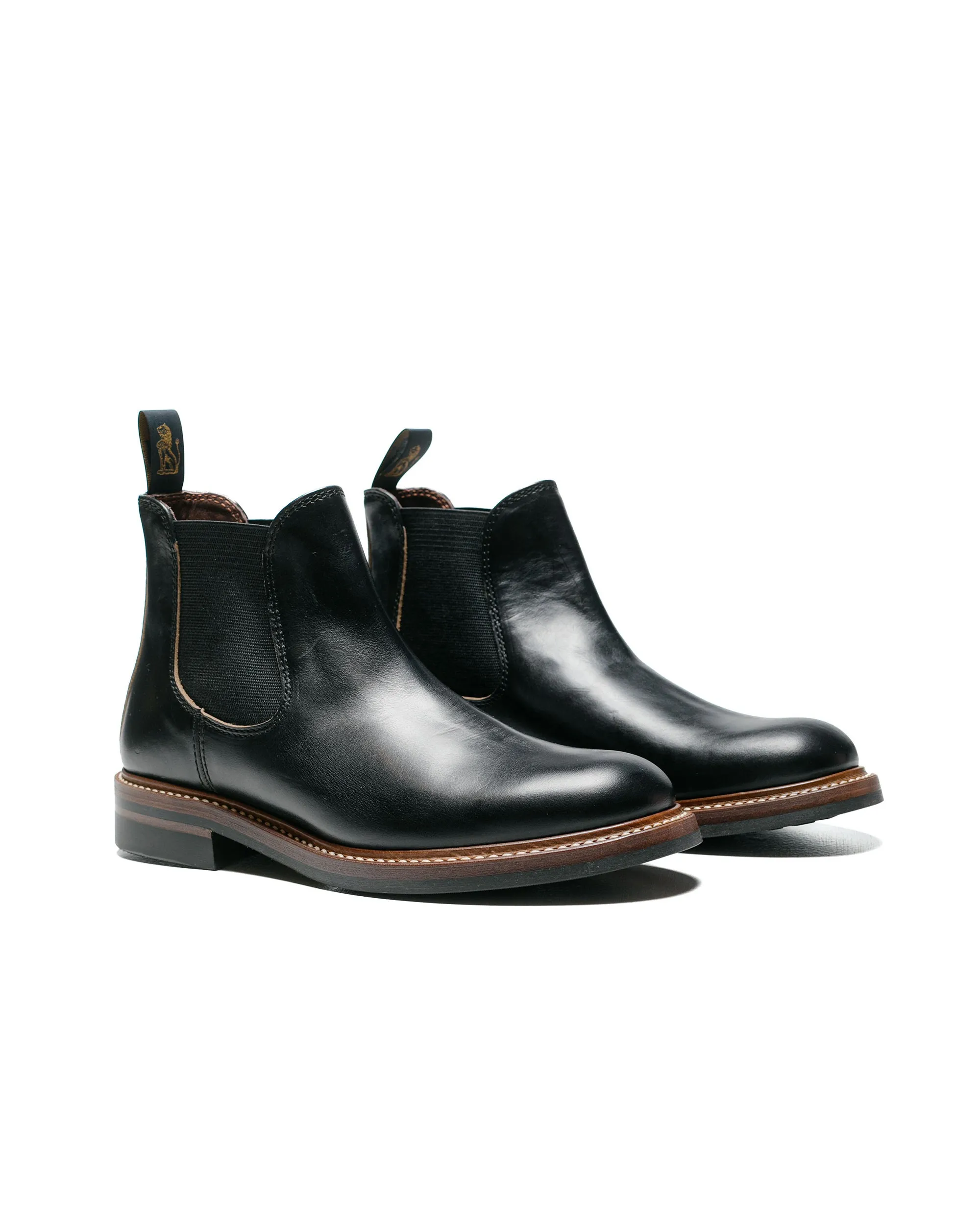 John Lofgren Bootmaker Chelsea Boots Horween CXL Black