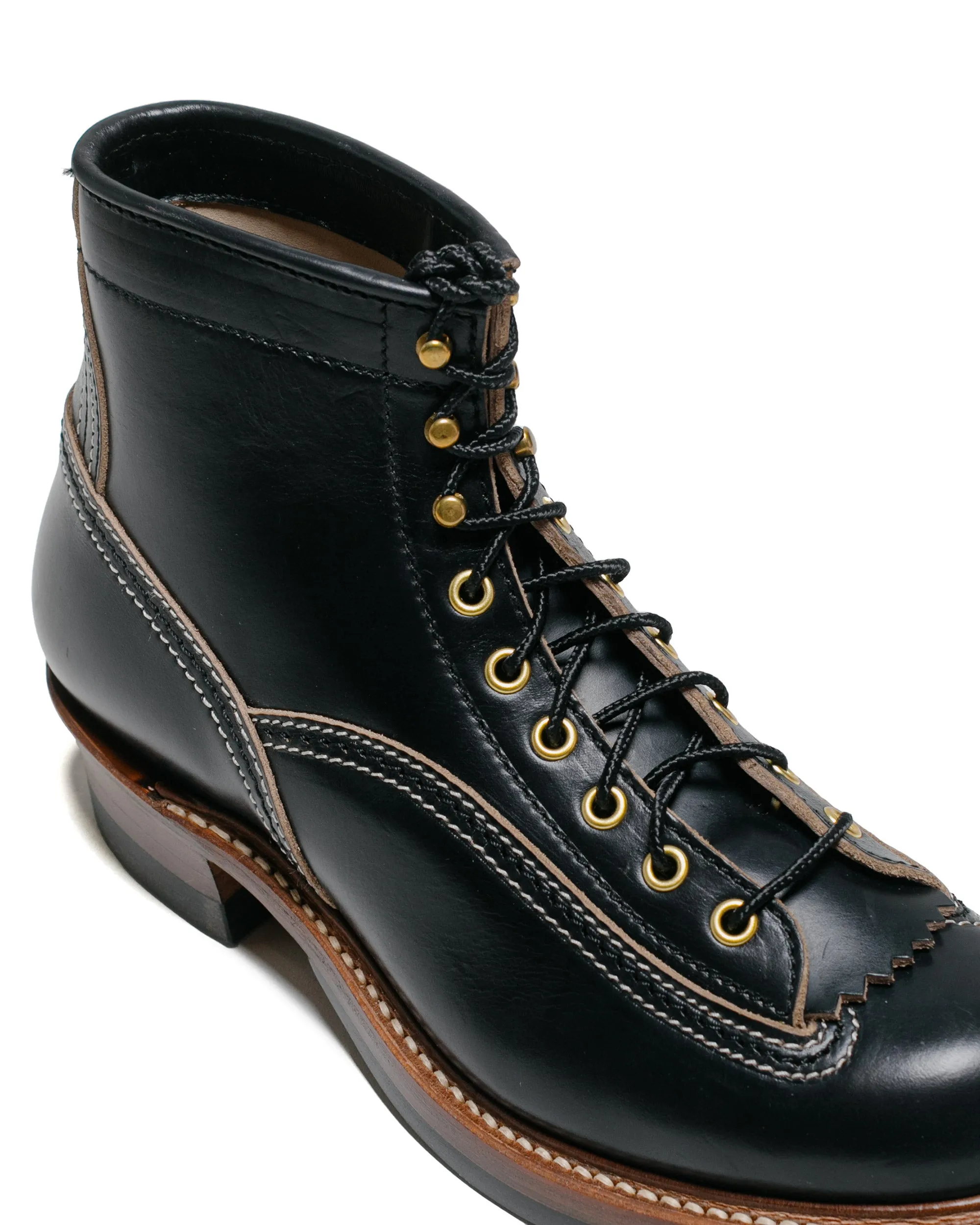 John Lofgren Bootmaker Donkey Puncher Boots Horween Leather CXL Black