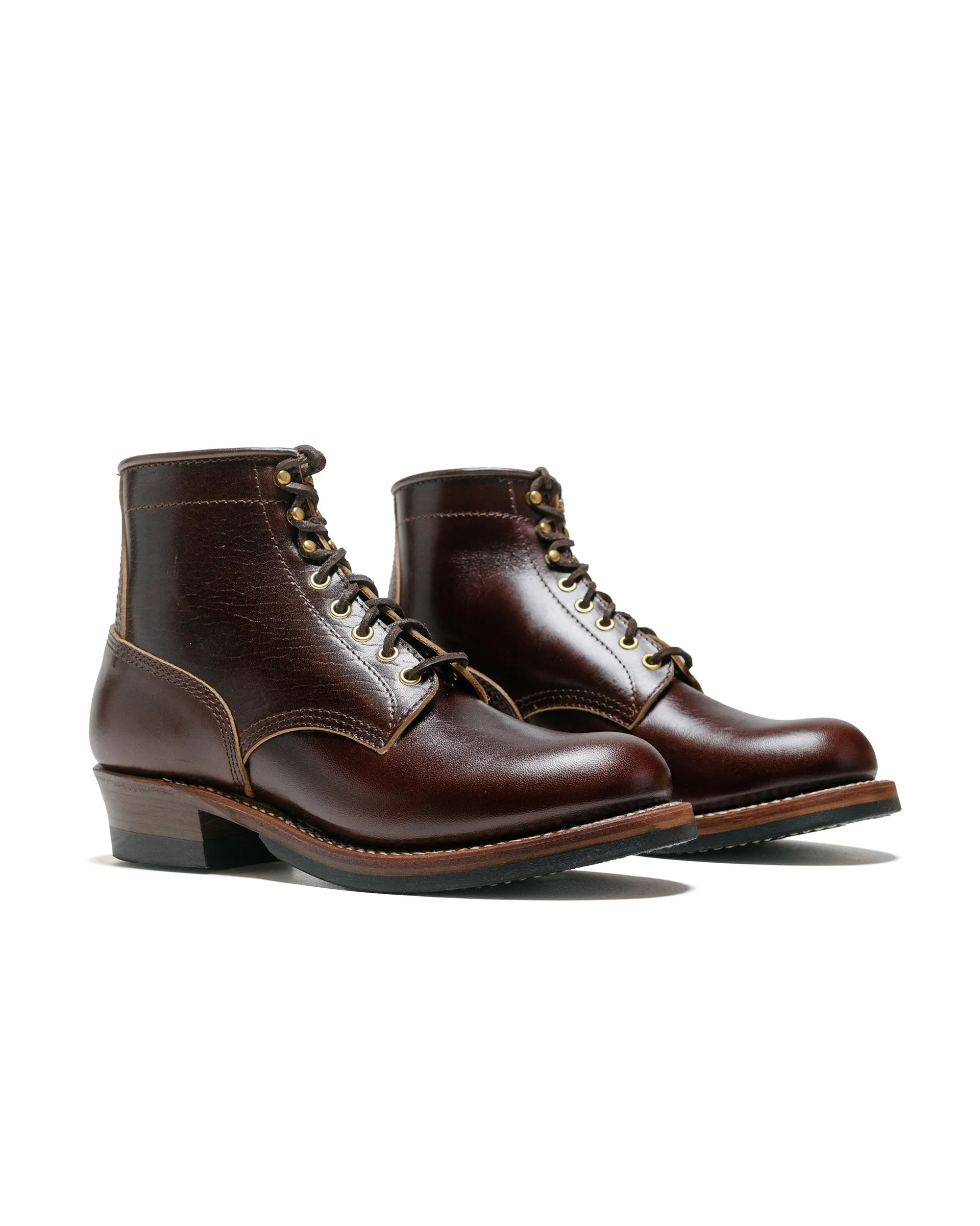 John Lofgren Bootmaker Steel Gang Boots Shinki Hikaku Horsebutt Dark Brown