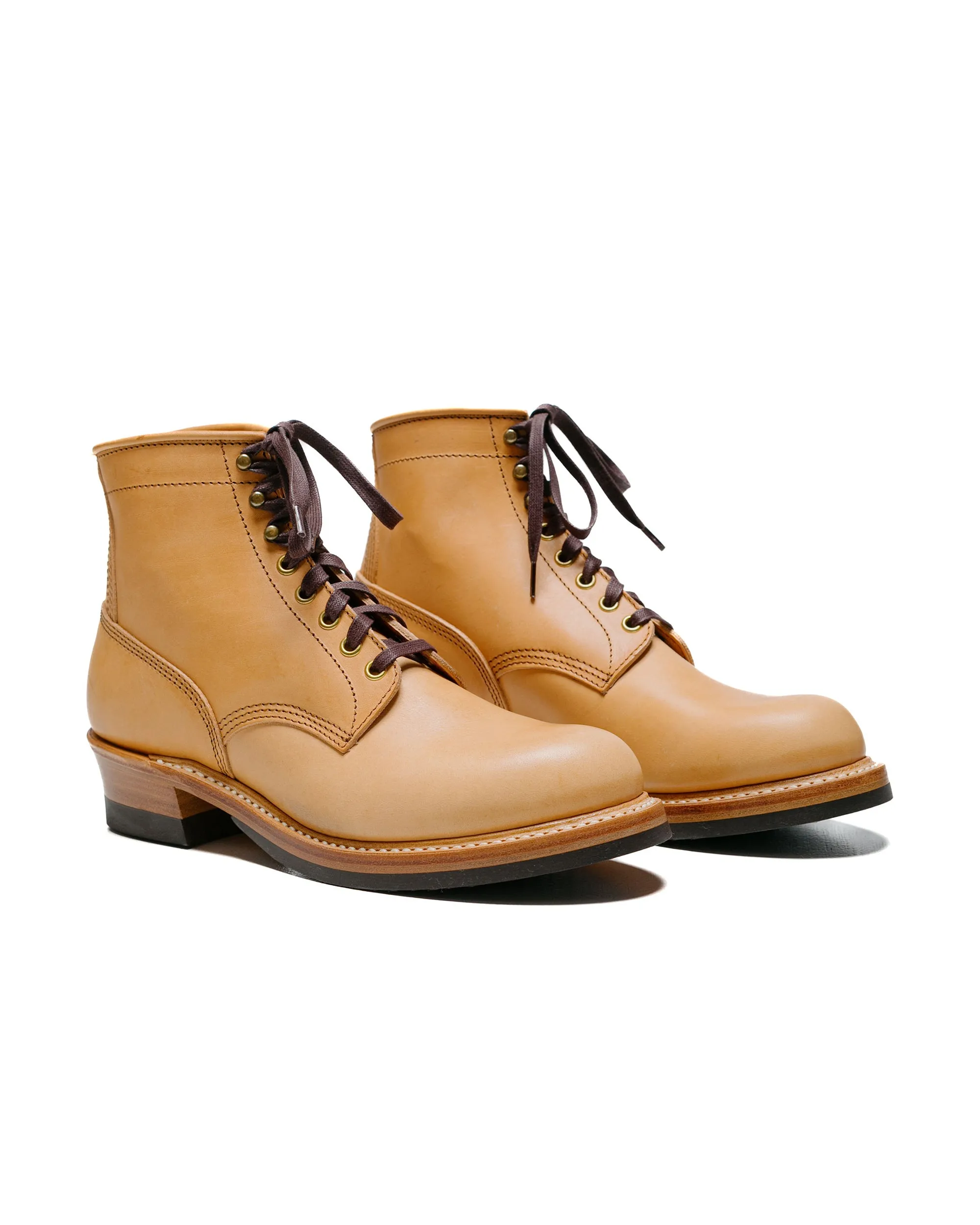 John Lofgren Bootmaker Steel Gang SW Boots Badalassi Carlo Vegetable Tanned Leather Bone