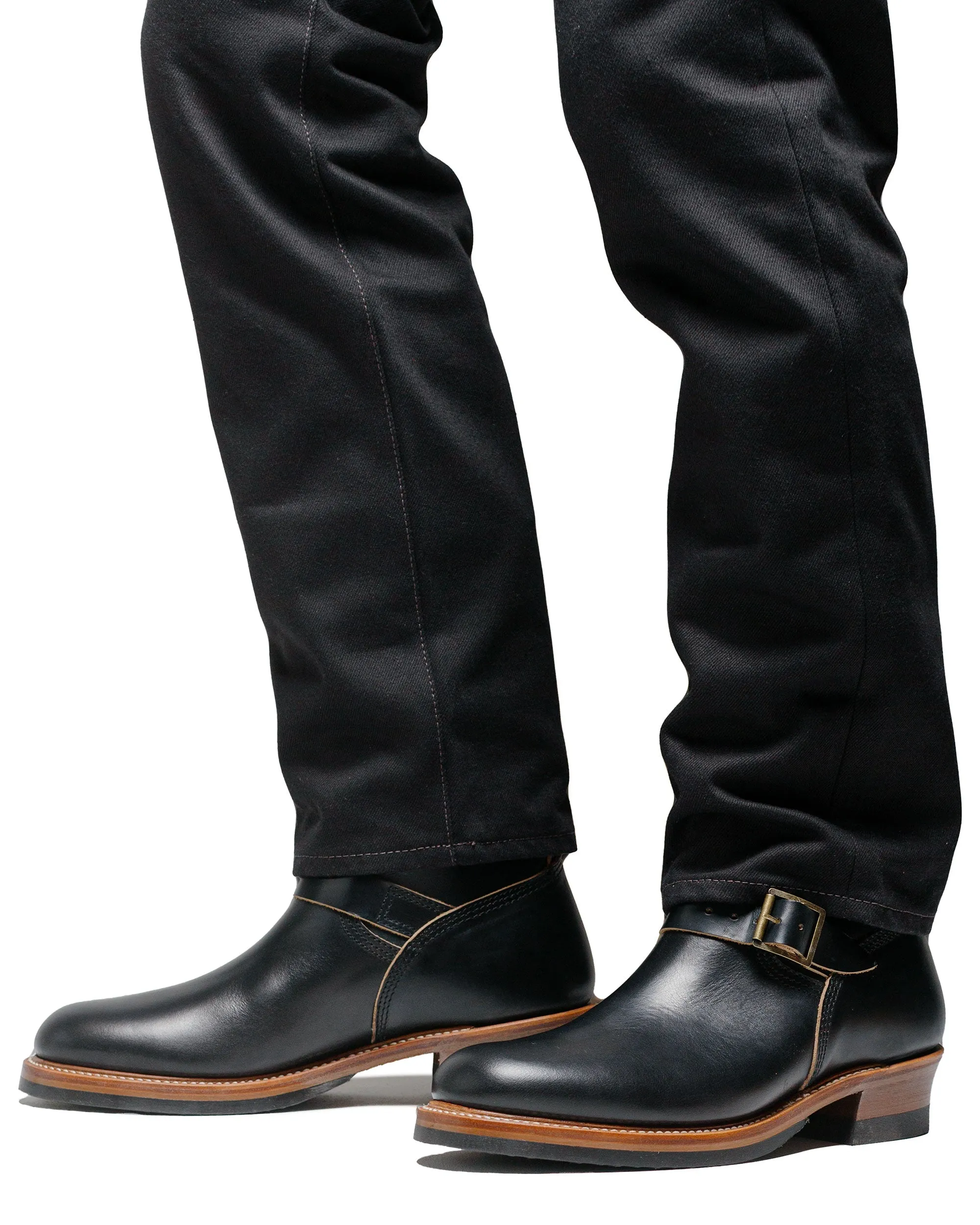 John Lofgren Bootmaker Wabash Engineer Boots Horween CXL Black