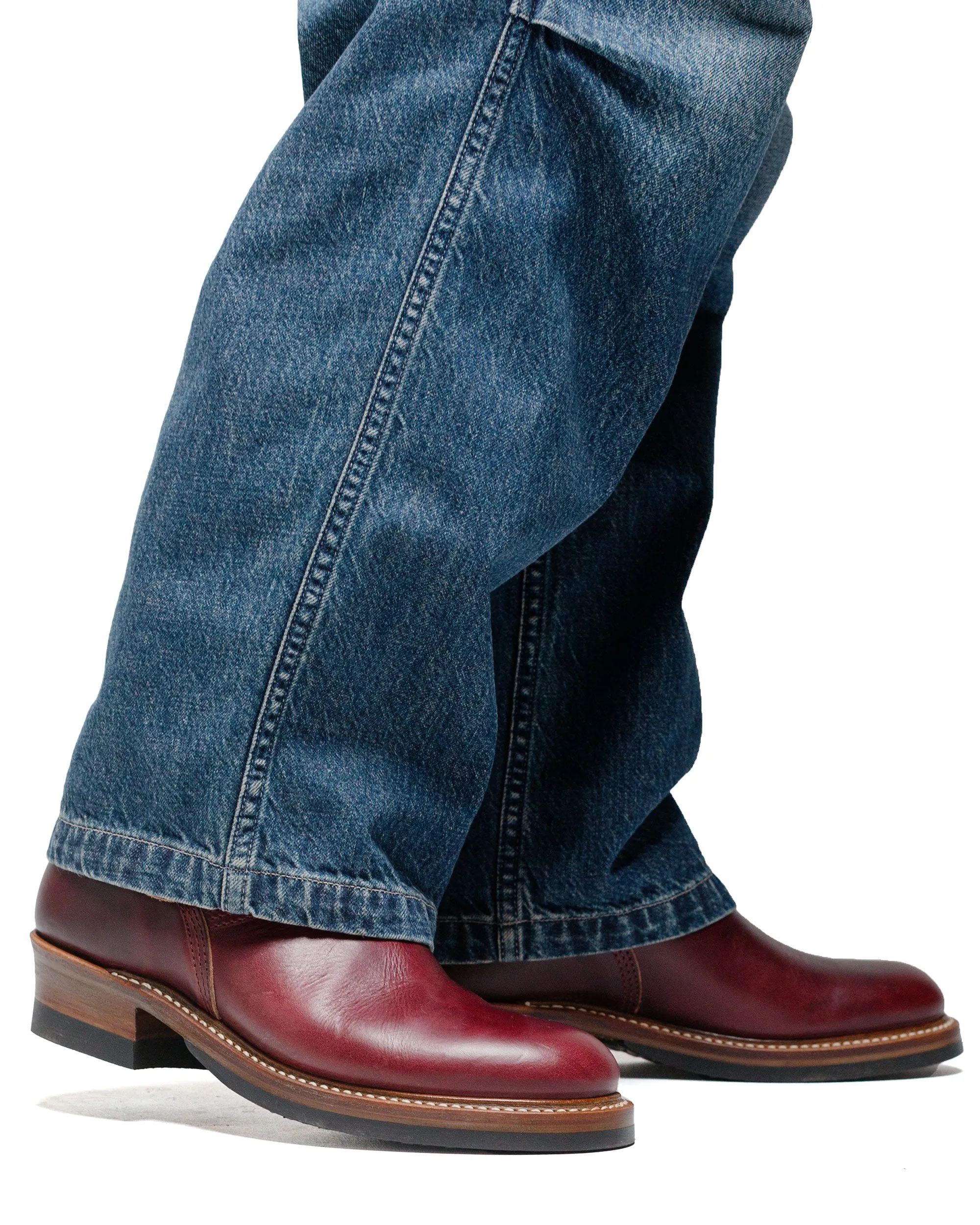 John Lofgren Bootmaker Wabash Engineer Boots Horween CXL Burgundy