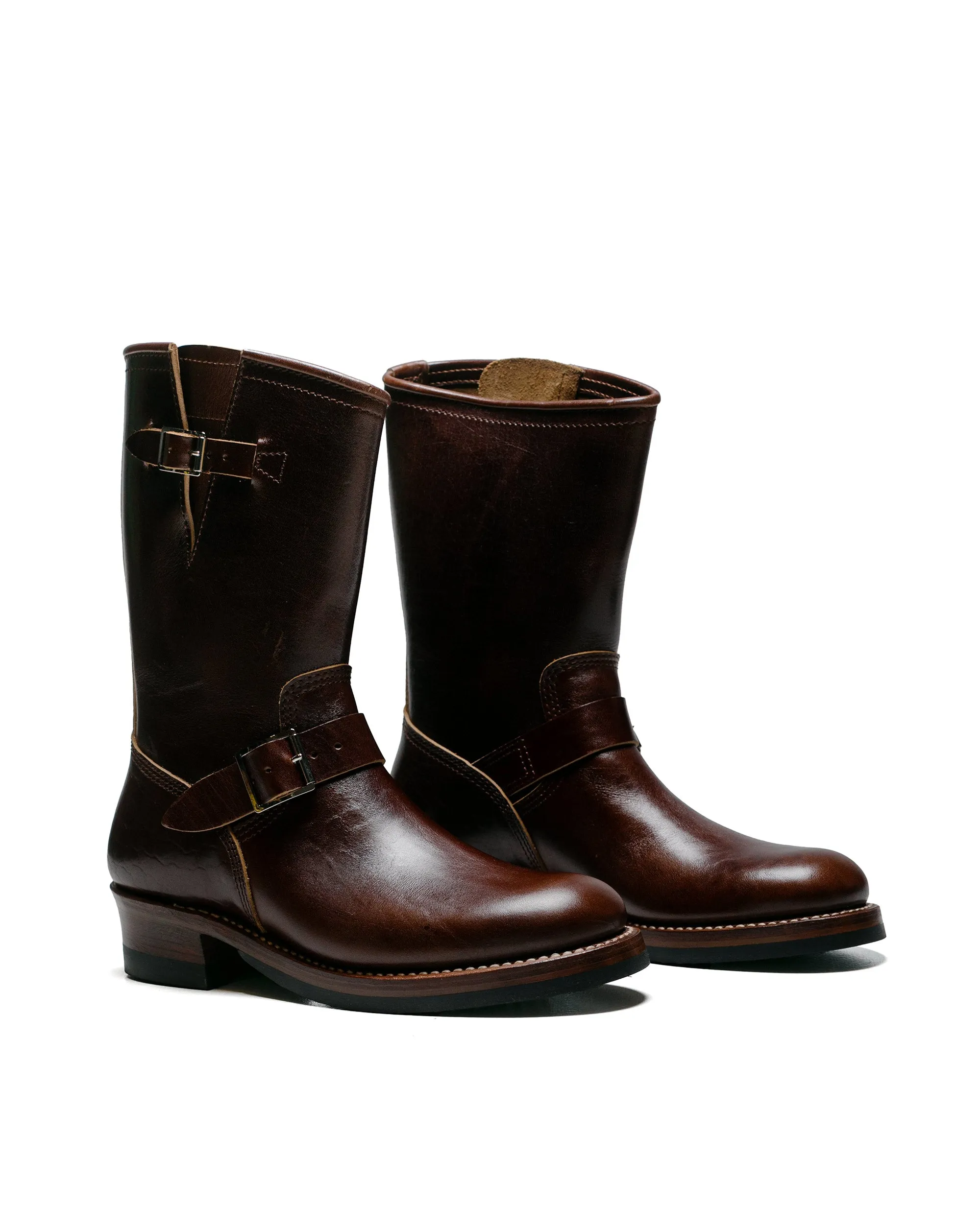 John Lofgren Bootmaker Wabash Engineer Boots Shinki Hikaku Horsebutt Dark Brown