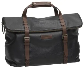 Johnston & Murphy Braided Foldover Bag 