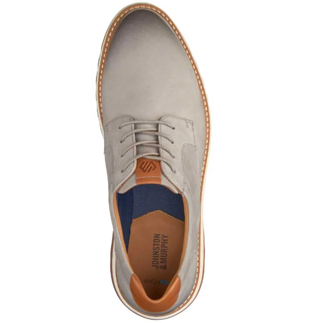 Johnston & Murphy Braydon Plain Toe Oxford Gray (Men's)