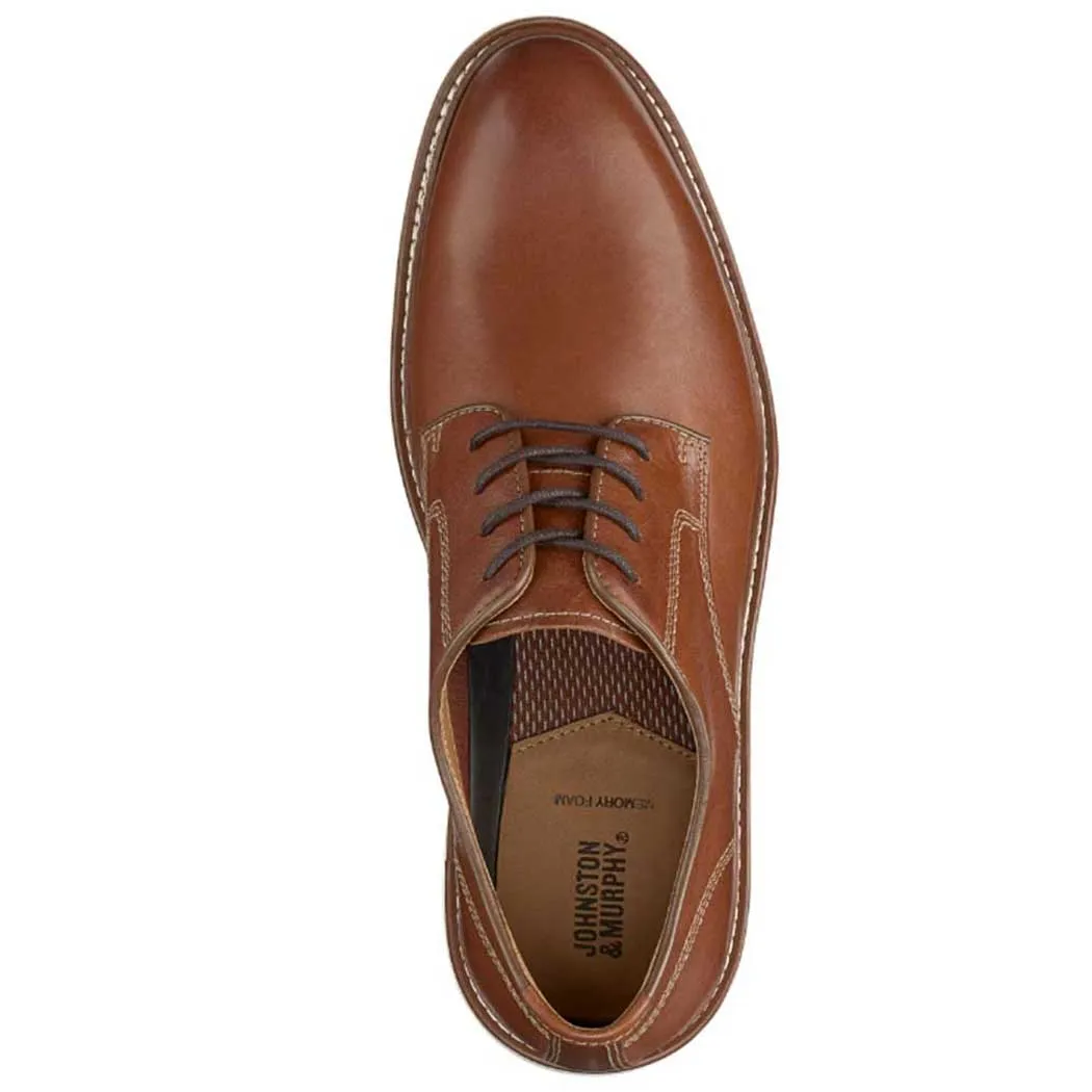 Johnston & Murphy Upton Plain Toe Oxford Tan (Men's)