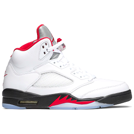 Jordan 5 Retro Fire Red Silver Tongue (2020)