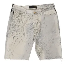 Just Cavalli Animal print Shorts - 29W UK 10 Grey Cotton