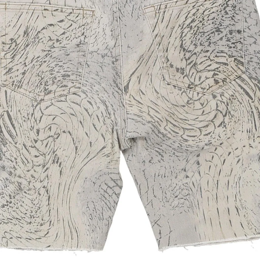 Just Cavalli Animal print Shorts - 29W UK 10 Grey Cotton