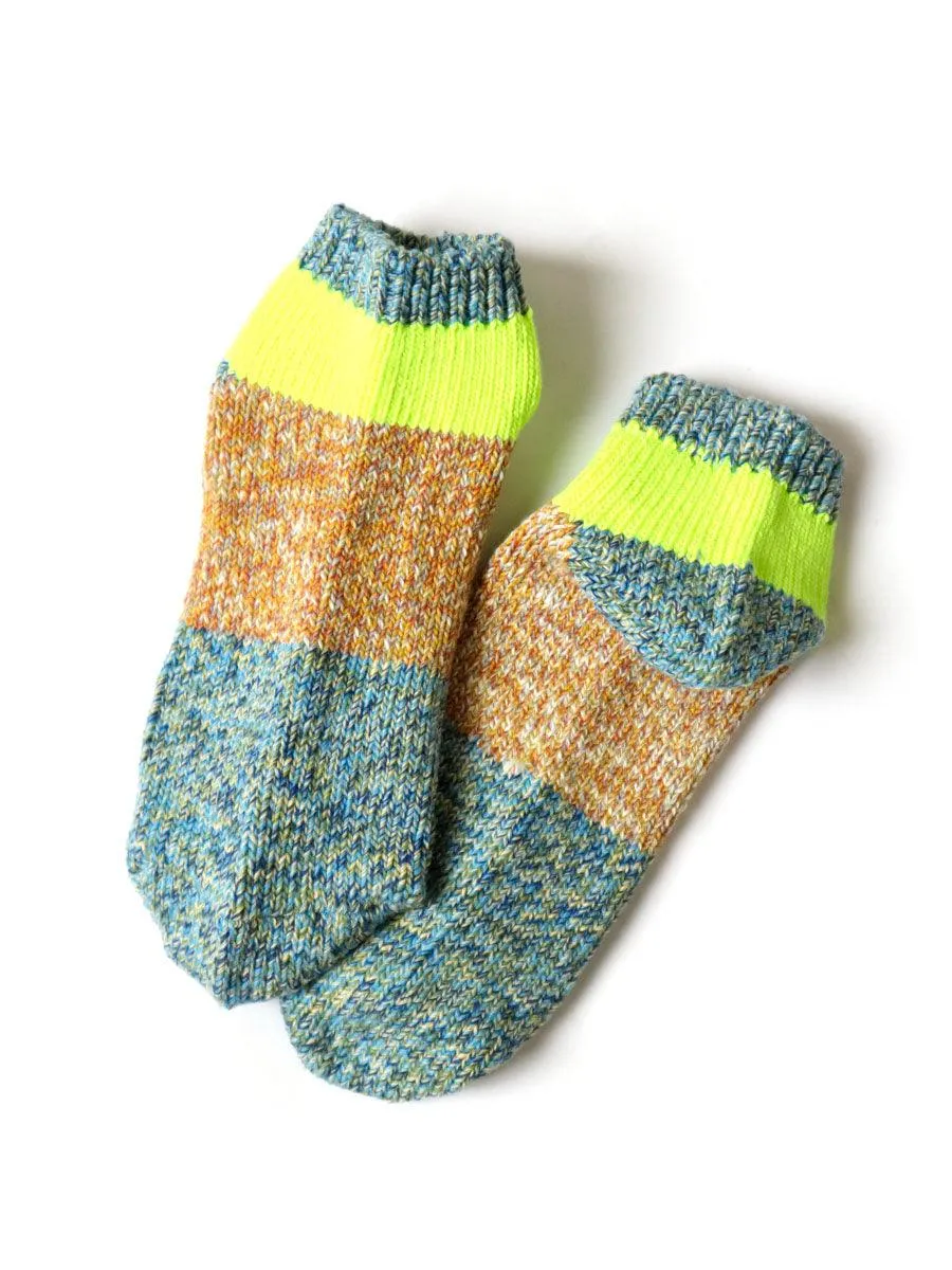 Kapital 56 Van Gogh heather ankle socks