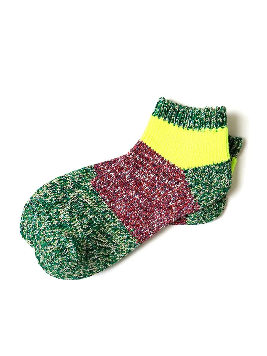 Kapital 56 Van Gogh heather ankle socks