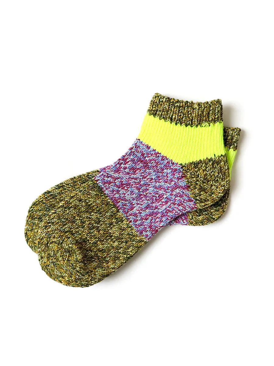 Kapital 56 Van Gogh heather ankle socks